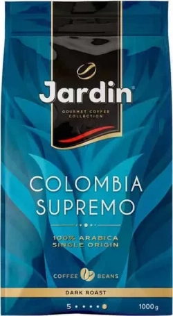 Кофе зерновой JARDIN Colombia Supremo 1000г. (0605-06)