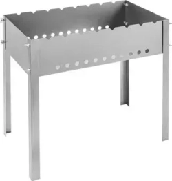 Мангал GRILLBOOM разборный в коробке, 500х500х300 мм, толщина стали 1,0мм 103-082
