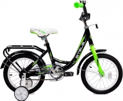 Велосипед STELS Flyte 14" Z011 LU090453 LU084708 9.5" Чёрный/салатовый 2020