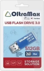 Флеш-накопитель OLTRAMAX OM-512GB-260-Blue 3.0 USB флэш-накопитель USB
