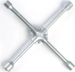 Ключ баллонный ЕРМАК 766-002 крестовой, 17-19-21-23 мм, 14", усиленный, сатин, SJ012P
