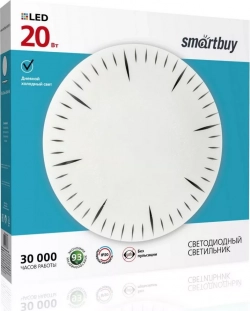 Светильник SMARTBUY (SBL-Clock-20-W-6K) белый 20W Clock