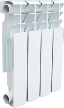 Радиатор АКВАПРОМ BI 500/80 B21 4 секции (серый квадрат) 00-00018434