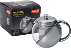Чайник заварочный MALLONY MENTA-500, объем: 500 мл, корпус/фильтр из нерж стали (910109)