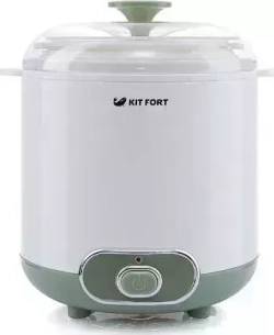 Йогуртница KITFORT KT-2005 белый/зеленый
