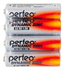 Батарейки PERFEO R6-4SH DYNAMIC ZINC (60)