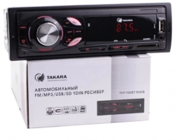 Автомагнитола TAKARA TFP-T60BT (Red)