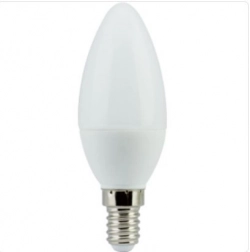 Лампы светодиодные ECOLA C4LV60ELC CANDLE 6,0W 220V E14 4000K свеча (композит) 101X37