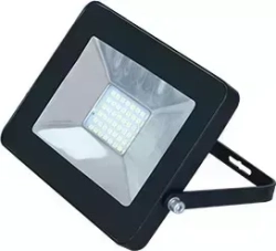 Прожектор ECOLA JPBV10ELB 10.0W 220V 4200K IP65 тонкий Черный 115х80х14