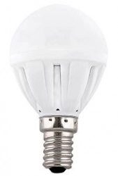 Лампа светодиодная ECOLA TF4W50ELC 5,0W G45 220V E14 2700K шар Светодиодная лампа