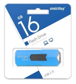 Флеш-накопитель SMARTBUY (SB16GBST-B) 16GB STREAM BLUE