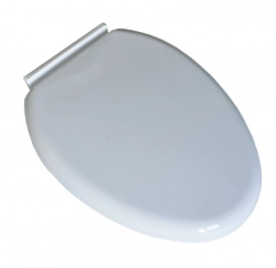 Сиденье для унитаза САНАКС Р05 Крышка белая пластиковая с микролифтом, удлиненная