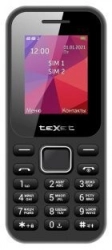 Телефон TEXET TM-122 цвет черный телефон