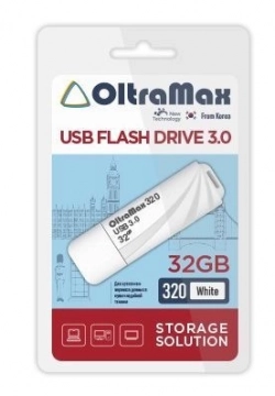 Флеш-накопитель OLTRAMAX OM-32GB-320-White 3.0 USB флэш-накопитель USB