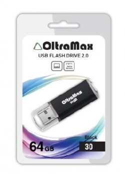 Флеш-накопитель OLTRAMAX OM064GB30-В BLACK черный USB флэш-накопитель