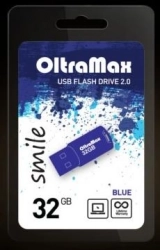 Флеш-накопитель OLTRAMAX 32GB Smile 2.0 синий USB флэш-накопитель USB