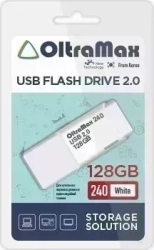 Флеш-накопитель OLTRAMAX OM-128GB-240-White USB флэш-накопитель