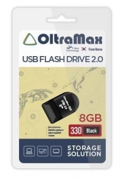 Флеш-накопитель OLTRAMAX OM-8GB-330-Black USB флэш-накопитель