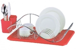 Сушилка для посуды ZEIDAN Z-1170 красная