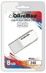 Флеш-накопитель OLTRAMAX OM-8GB-240-белый USB флэш-накопитель