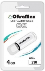 Флеш-накопитель OLTRAMAX OM-4GB-230-белый USB флэш-накопитель
