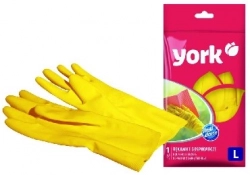 Перчатки YORK перчатки резиновые (L) 092010