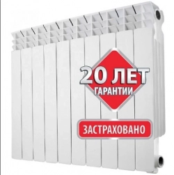 Радиатор FIRENZE BI 500/80 B21 4 секции (серый квадрат) 00-00010558