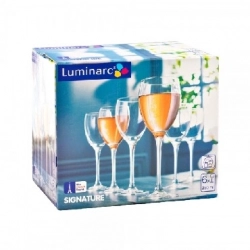 Набор фужеров LUMINARC СИГНАТЮР (ЭТАЛОН) наб. (бокалов) для вина 6шт 250мл (H8168) Посуда