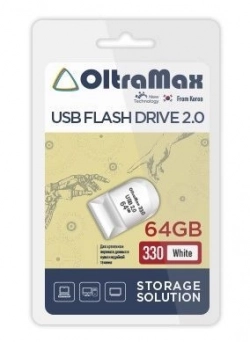 Флеш-накопитель OLTRAMAX OM-64GB-330-White USB флэш-накопитель