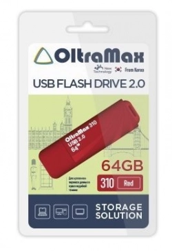 Флеш-накопитель OLTRAMAX OM-64GB-310-Red USB флэш-накопитель