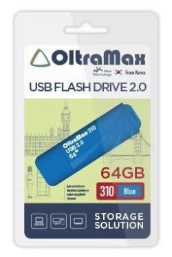 Флеш-накопитель OLTRAMAX OM-64GB-310-Blue USB флэш-накопитель