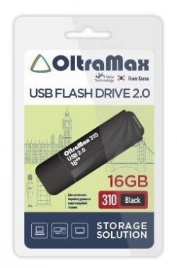 Флеш-накопитель OLTRAMAX OM-16GB-310-Black USB флэш-накопитель