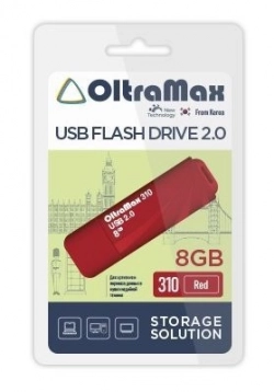 Флеш-накопитель OLTRAMAX OM-8GB-310-Red USB флэш-накопитель