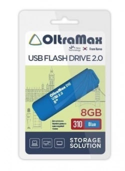 Флеш-накопитель OLTRAMAX OM-8GB-310-Blue USB флэш-накопитель
