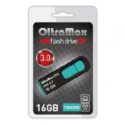 Флеш-накопитель OLTRAMAX OM-16GB-270-Turquoise 3.0 бирюзовый флэш-накопитель