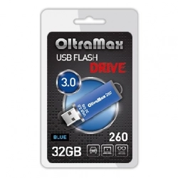 Флеш-накопитель OLTRAMAX OM-32GB-260-Blue 3.0 синий флэш-накопитель
