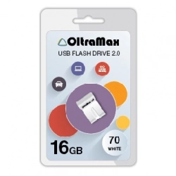Флеш-накопитель OLTRAMAX OM-16GB-70-белый USB флэш-накопитель