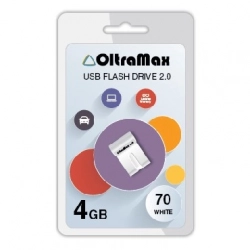 Флеш-накопитель OLTRAMAX OM-4GB-70-белый USB флэш-накопитель