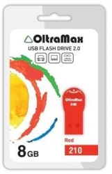 Флеш-накопитель OLTRAMAX OM-8GB-210 красный USB флэш-накопитель