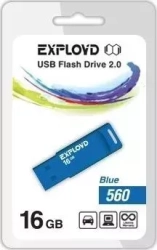 Флеш-накопитель EXPLOYD 16GB-560-синий USB флэш-накопитель