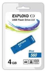 Флеш-накопитель EXPLOYD 4GB-560-синий USB флэш-накопитель