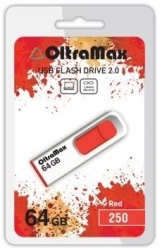 Флеш-накопитель OLTRAMAX OM-64GB-250-красный USB флэш-накопитель