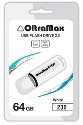 Флеш-накопитель OLTRAMAX OM-64GB-230-белый USB флэш-накопитель