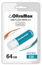 Флеш-накопитель OLTRAMAX OM-64GB-230-св.синий USB флэш-накопитель