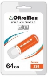 Флеш-накопитель OLTRAMAX OM-64GB-230-оранжевый USB флэш-накопитель
