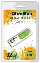 Флеш-накопитель OLTRAMAX OM-32GB-250-зеленый USB флэш-накопитель