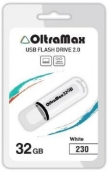 Флеш-накопитель OLTRAMAX OM-32GB-230-белый USB флэш-накопитель