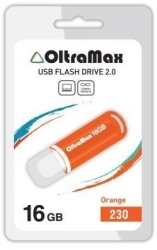 Флеш-накопитель OLTRAMAX OM-16GB-230 оранжевый USB флэш-накопитель