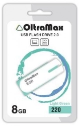Флеш-накопитель OLTRAMAX OM-8GB-220-св.зеленый USB флэш-накопитель