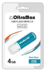 Флеш-накопитель OLTRAMAX OM-4GB-230-св.синий USB флэш-накопитель